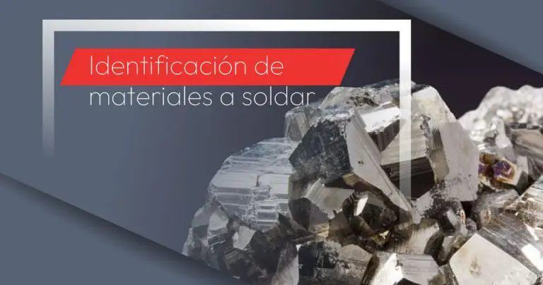 Identificación de materiales a soldar