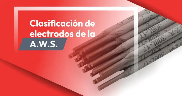 Clasificación de electrodos de la A.W.S.