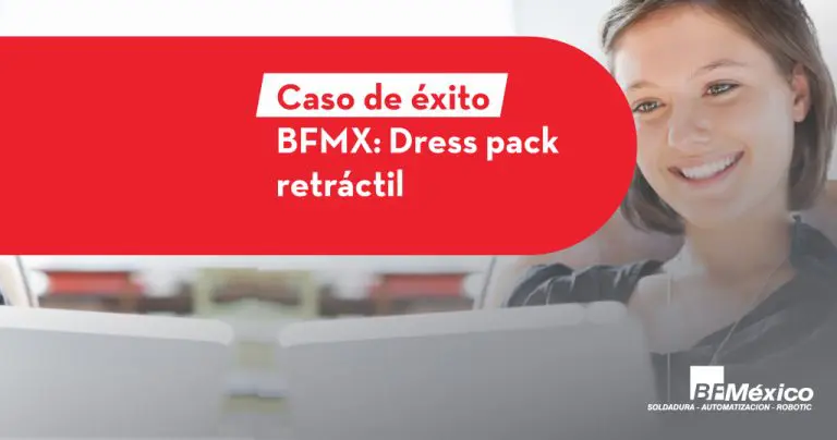Sistema retráctil de vestido para robot | Caso de éxito BFMX