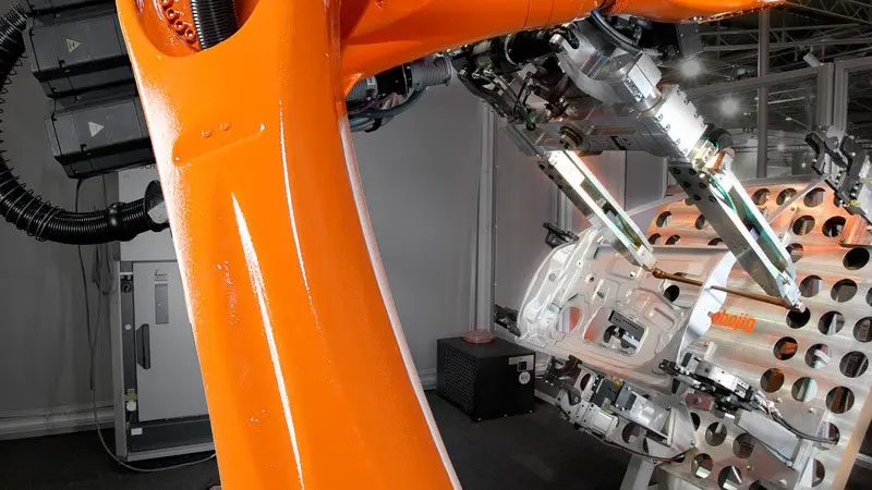 sensor de fuerza robot soldadura