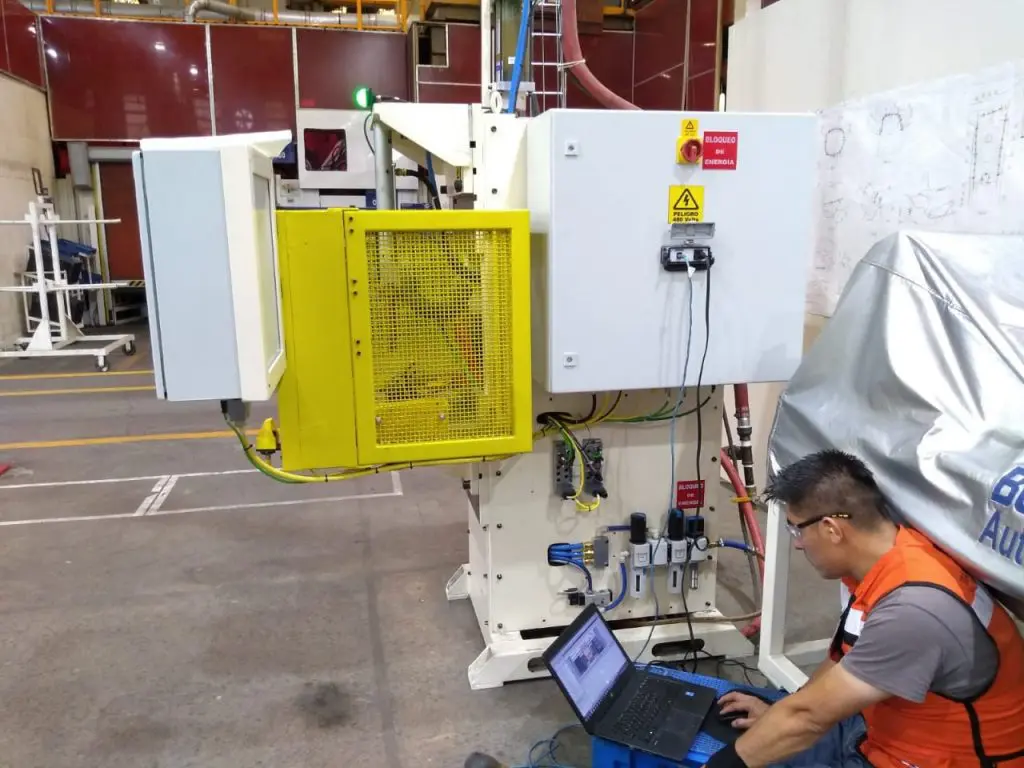 maquinaria de pedestal