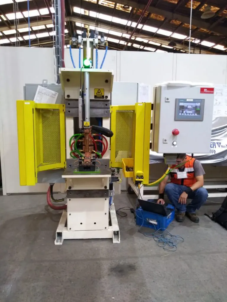 maquinaria de pedestal