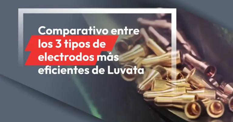 Comparativo entre los 3 tipos de electrodos más eficientes de Luvata