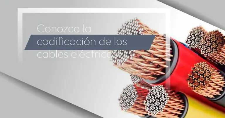Conozca la codificación de los cables eléctricos