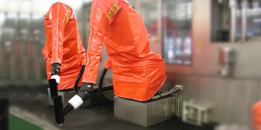cubierta de protección para robot