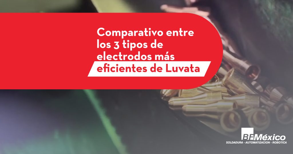Comparativo entre los 3 tipos de electrodos más eficientes de Luvata
