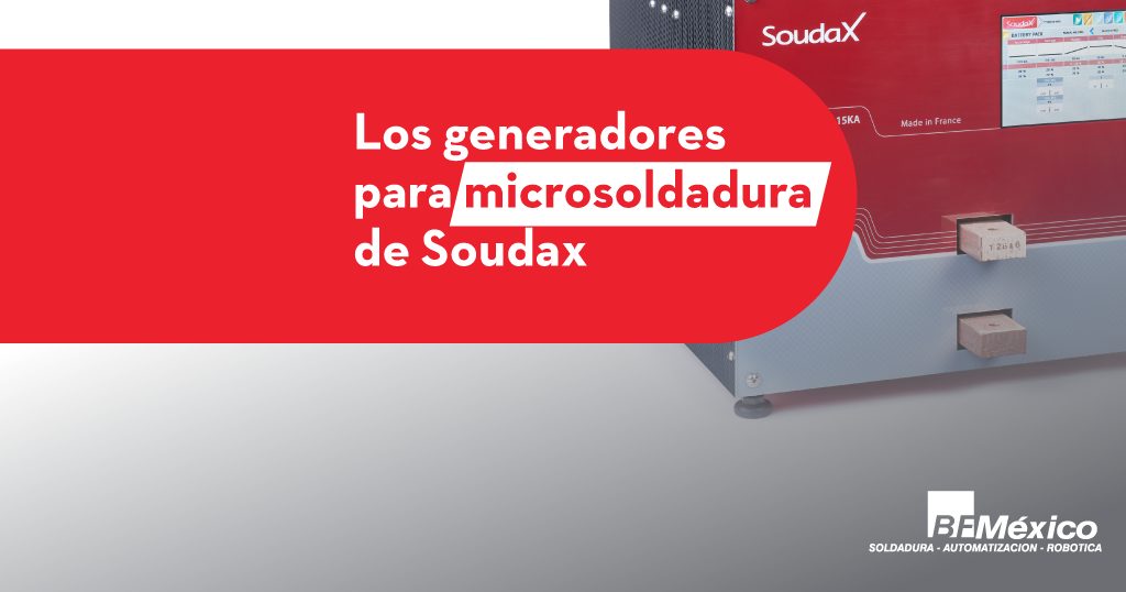 3 tipos de generadores para microsoldadura de la marca Soudax